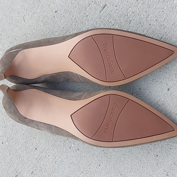 Franco Sarto 👠 heels leather upper sz 9.5M - Picture 5 of 7